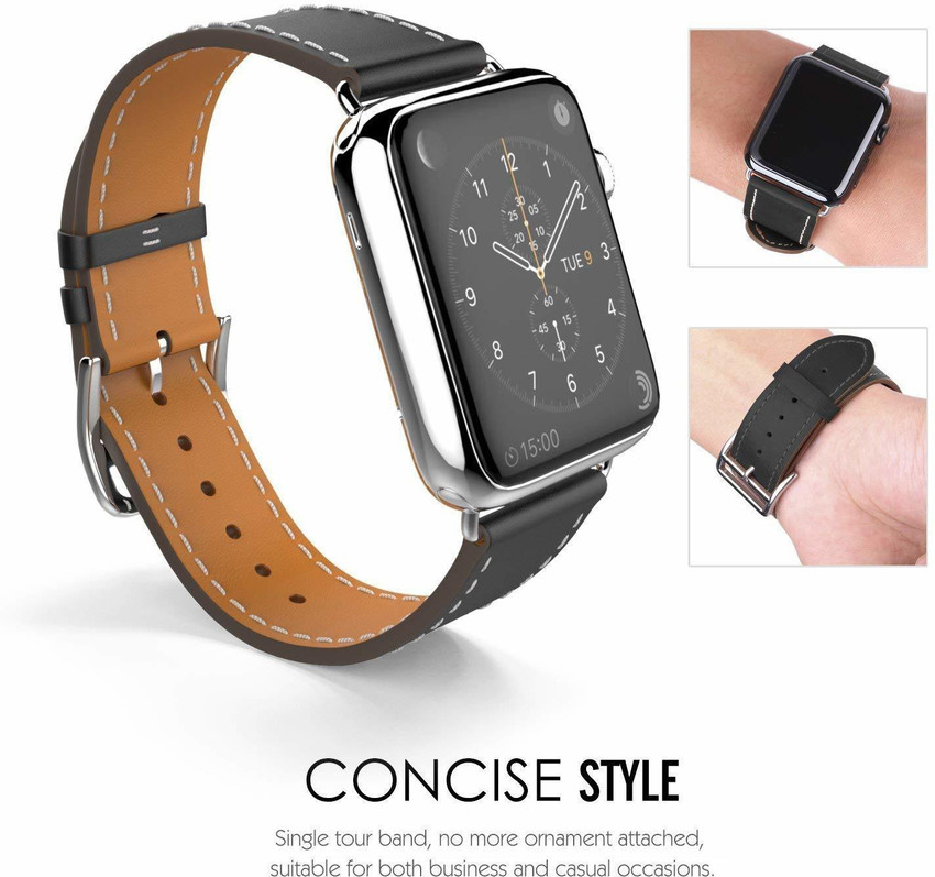 Leather strap for apple watch 44mm clearance