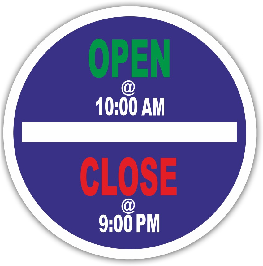 signEver Push Pull Sign Sticker For Glass Door Home Office Hospital Mall  Business L x H ( 5 cm x 12 cm) Emergency Sign Price in India - Buy signEver  Push Pull