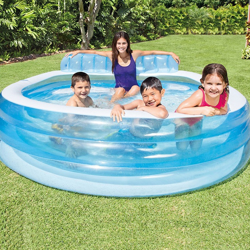 B and q inflatable pool top