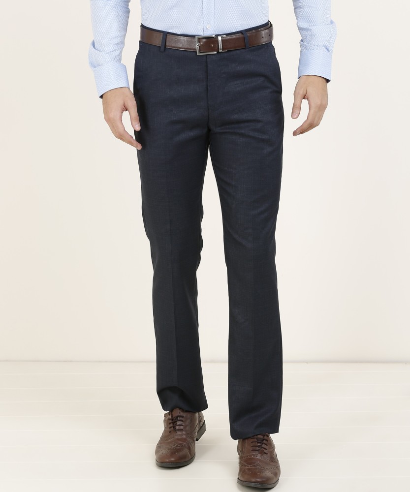 ARROW Regular Fit Men Blue Trousers  Buy ARROW Regular Fit Men Blue  Trousers Online at Best Prices in India  Flipkartcom