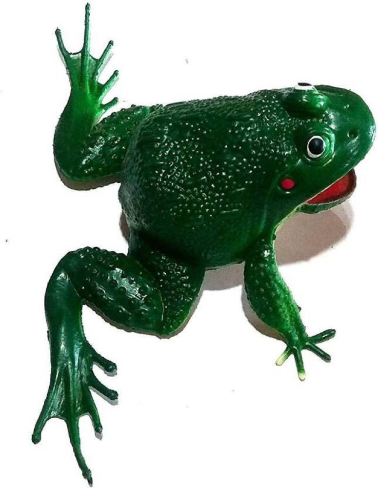 12 Pieces Mini Frog Figures Toys Plastic Lifelike Animal Model Gag