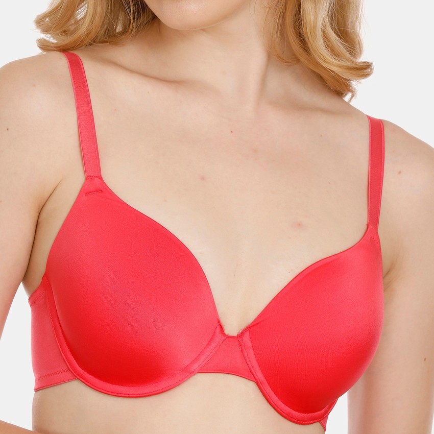 Buy Zivame Padded Wired 3/4th Coverage T-Shirt Bra - Paradise