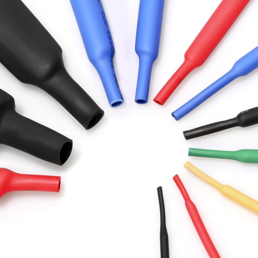 Techtest Heat Shrink Tube Wire Sleeve Cable Wrap Heat Shrink Pvc Cable  Sleeve 560 Pieces Insulated wire sleeve (Multicolor) Heat Shrink Cable  Sleeve Price in India - Buy Techtest Heat Shrink Tube