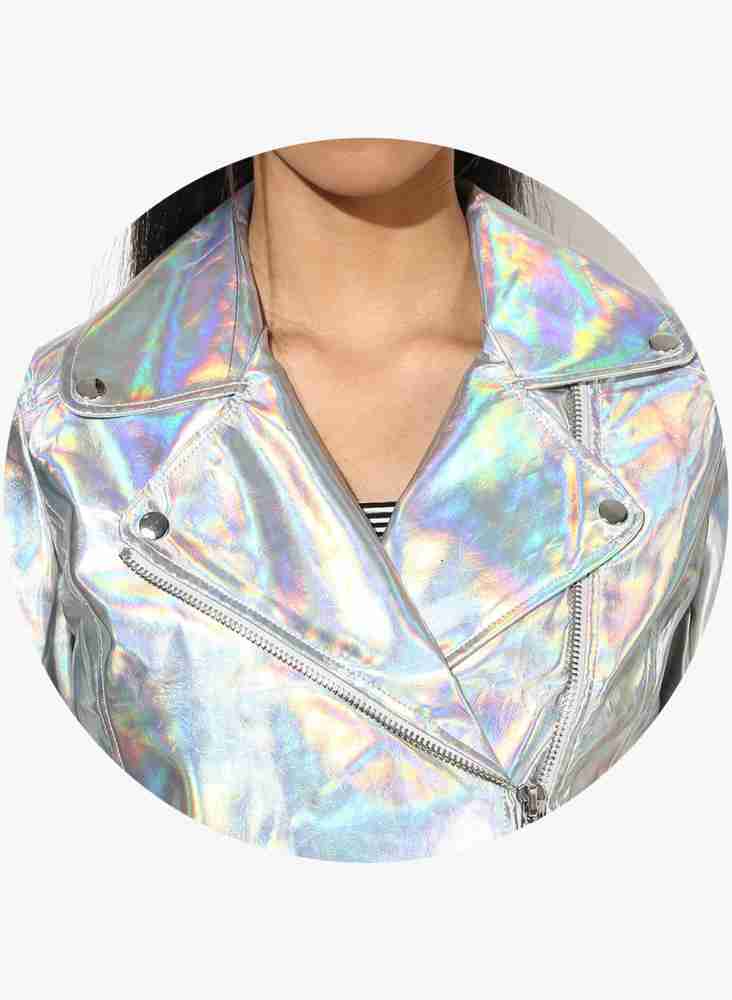 Holographic coat forever 21 shop