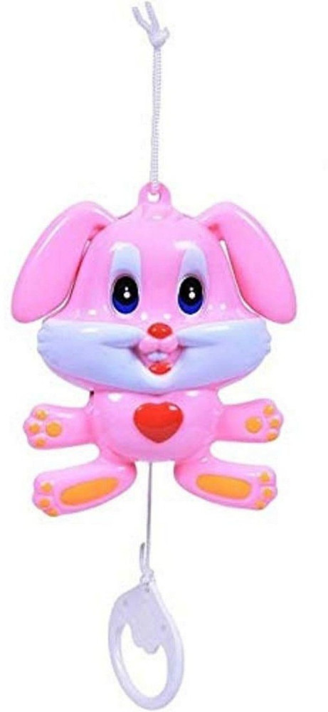 Shreeja Collections Cradle Hanging Rabbit Music Bell Toy for