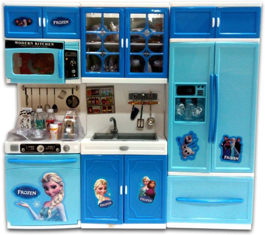 Barbie frozen 2025 kitchen set