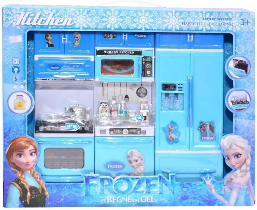 Frozen barbie sales kitchen set