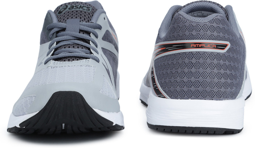 Asics AMPLICA Running Shoes For Men Buy mid grey red sanpper Color Asics AMPLICA Running Shoes For Men Online at Best Price Shop Online for Footwears in India Flipkart