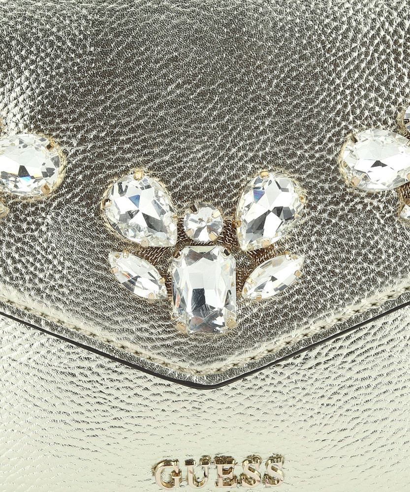 GUESS Gold Shoulder Bag STARRY NIGHT GOLD Price in India
