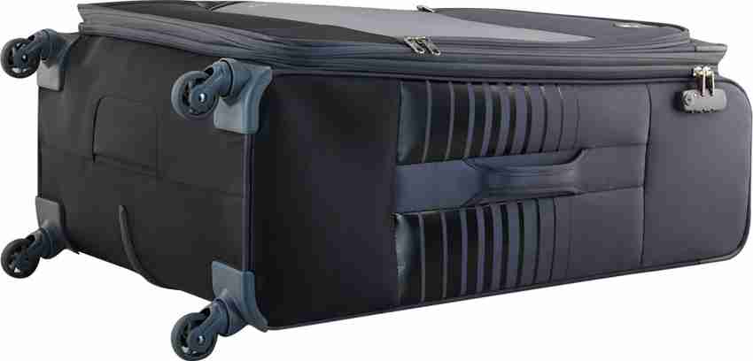 VIP Orbit 4W Exp Strolly Expandable Check in Suitcase 4 Wheels 32 inch Slate Grey Price in India Flipkart
