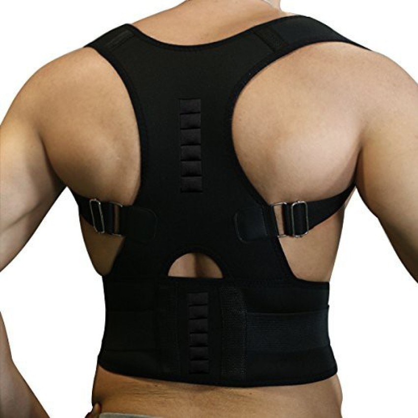 IRIS Back Brace Posture Corrector, Best Fully Adjustable Support Brace, Improves Posture and Provides Lumbar Support, For Lower and Upper Back  Pain