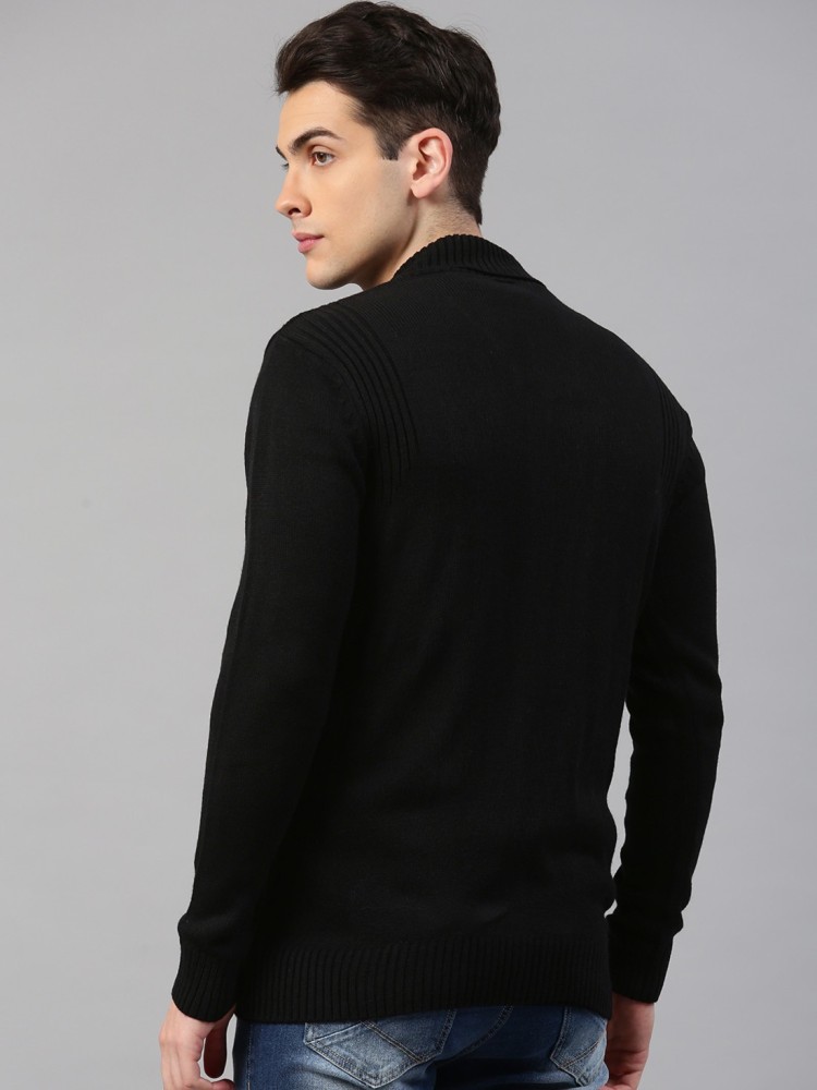 HRX by Hrithik Roshan Solid Casual Men Black Sweater Buy HRX by