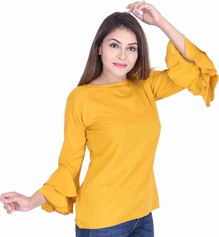 Flute sleeve outlet kurti