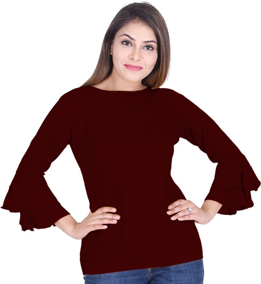 Flute sleeve kurti best sale