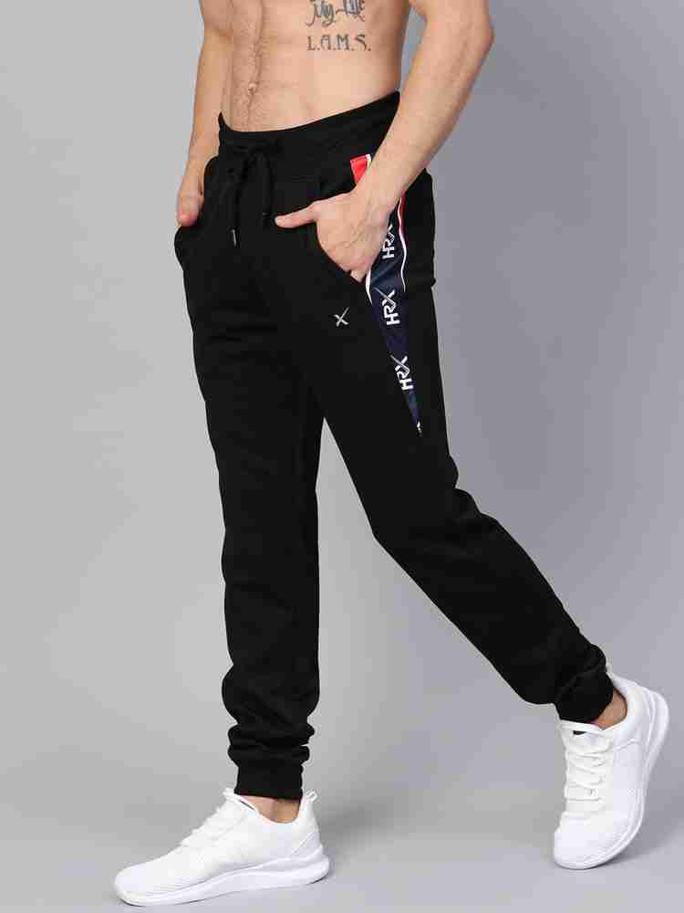 HRX by Hrithik Roshan Solid Men Black Track Pants - Buy HRX by Hrithik  Roshan Solid Men Black Track Pants Online at Best Prices in India | Flipkart .com