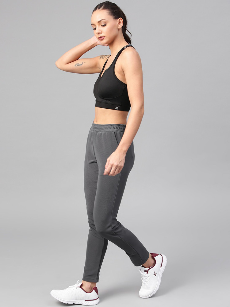 HRX by Hrithik Roshan Solid Women Grey Track Pants - Buy HRX by Hrithik  Roshan Solid Women Grey Track Pants Online at Best Prices in India |  Flipkart.com
