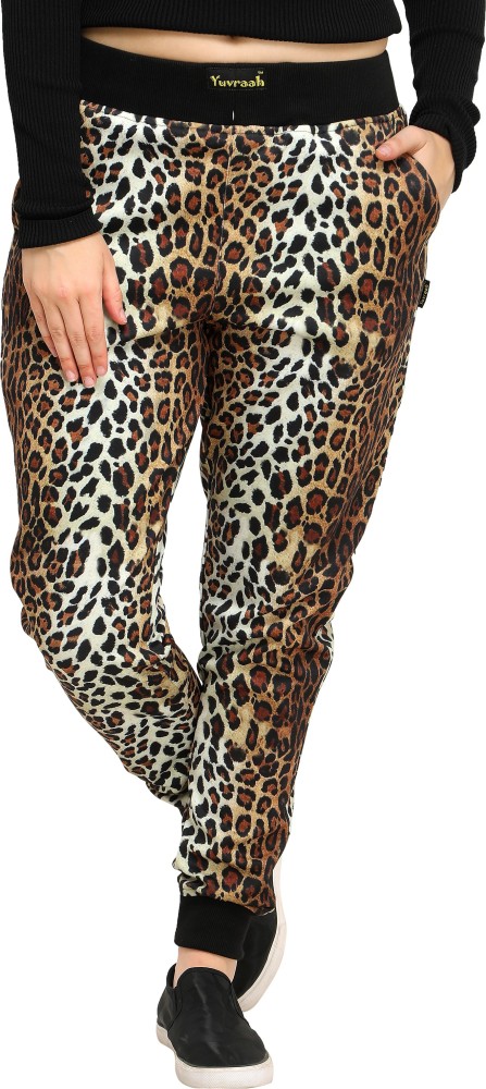 Michael Kors Womens Leopard Print PullOn Pants  Macys
