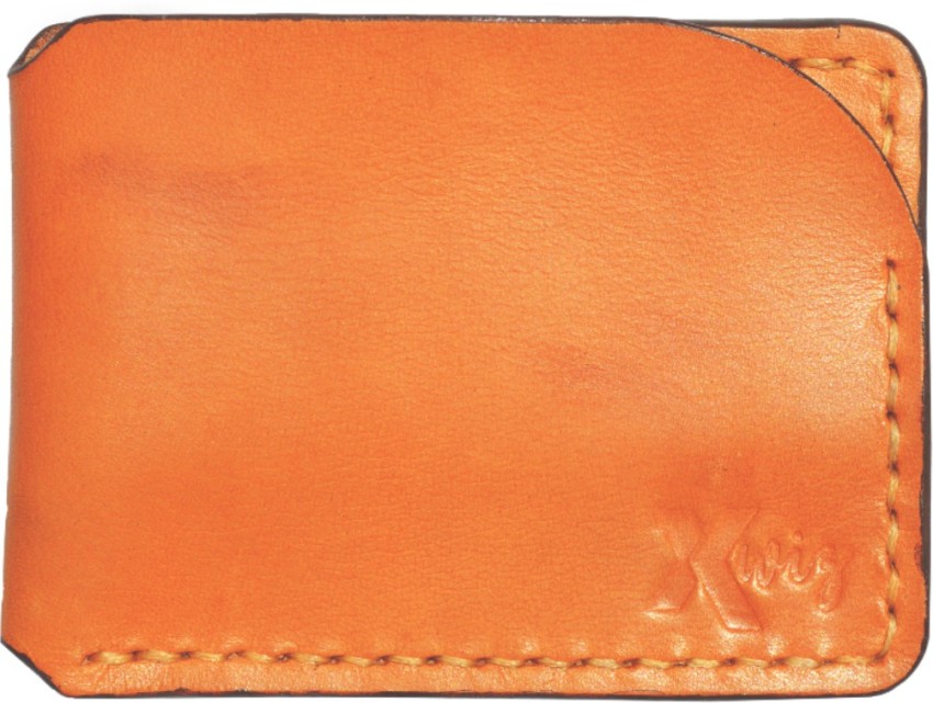 Blue & Orange Wallet - a popular combination : Leathercraft