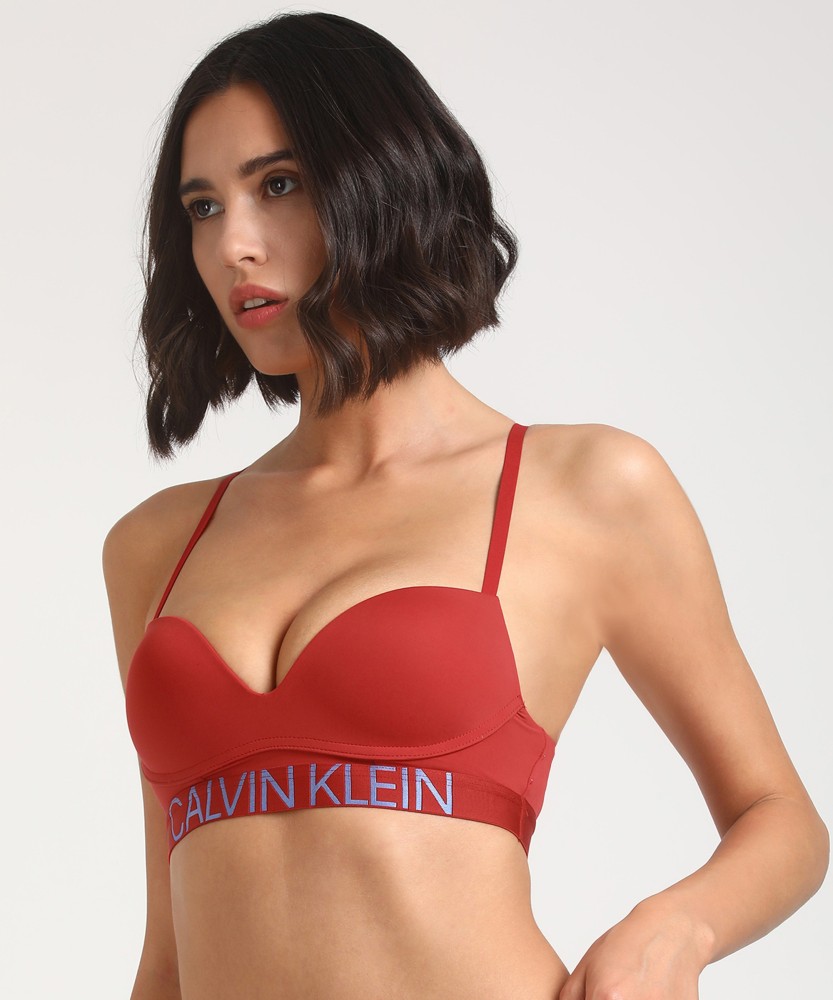 Calvin Klein Underwear UNLINED BRALETTE - Bustier - red carpet/red