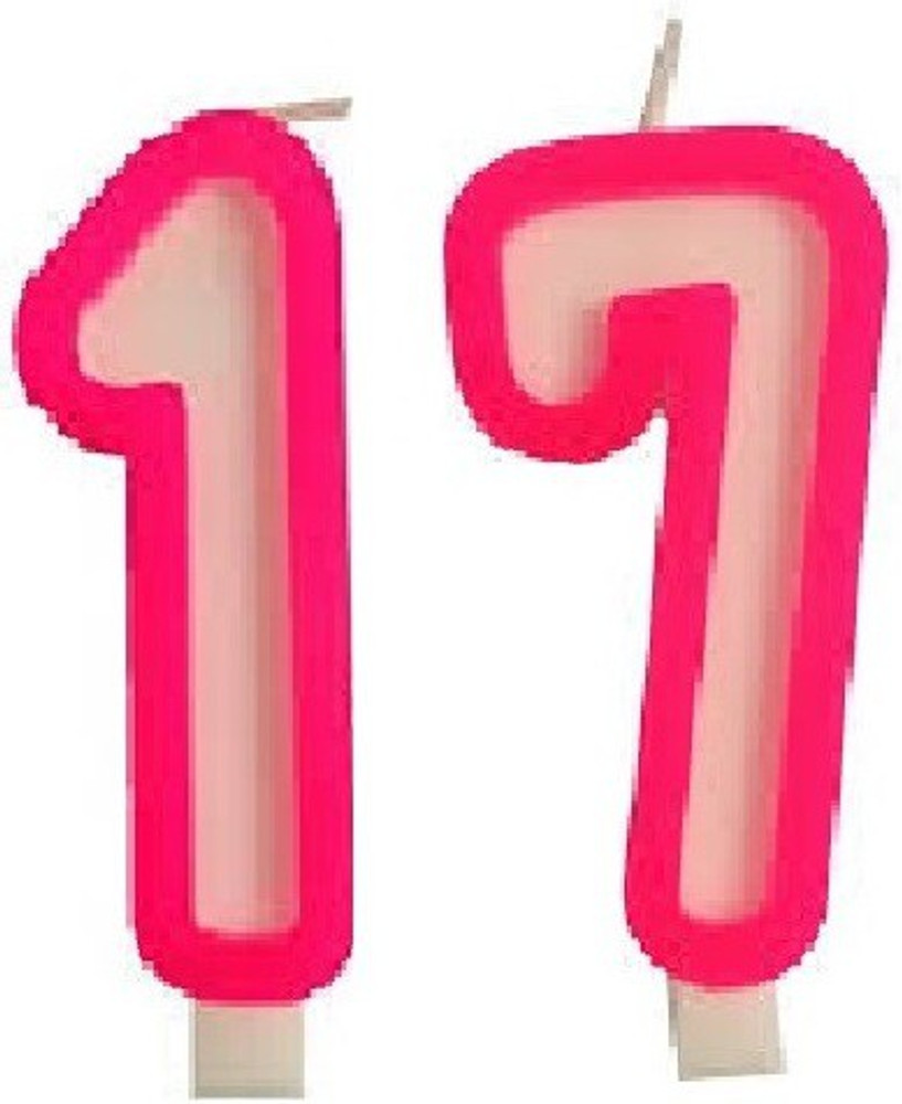 pink number 17