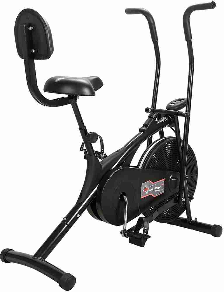 Powermax Fitness BU 205 Air Bike Exercise Cycle with back