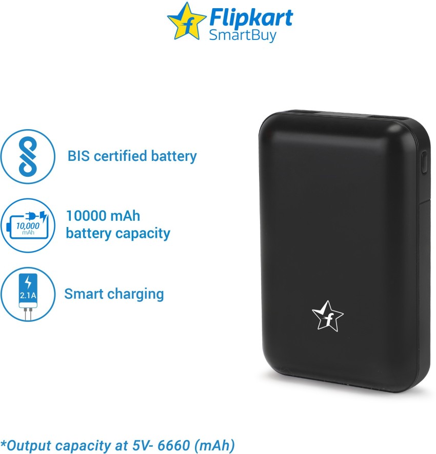 Flipkart SmartBuy 10000 mAh 18 W Power Bank Price in India - Buy Flipkart  SmartBuy 10000 mAh 18 W Power Bank online at