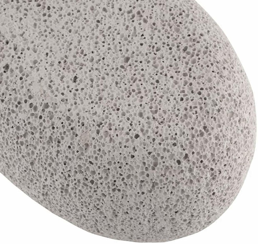 Pelo Foot Scrubber for Remove Dead Skin Pack of 1 (White Stone) 