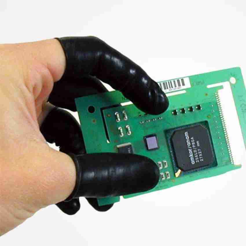 ESD Finger Cots / Anti Static Rubber Fingertips Protective Finger Glove |  Sharvielectronics: Best Online Electronic Products Bangalore