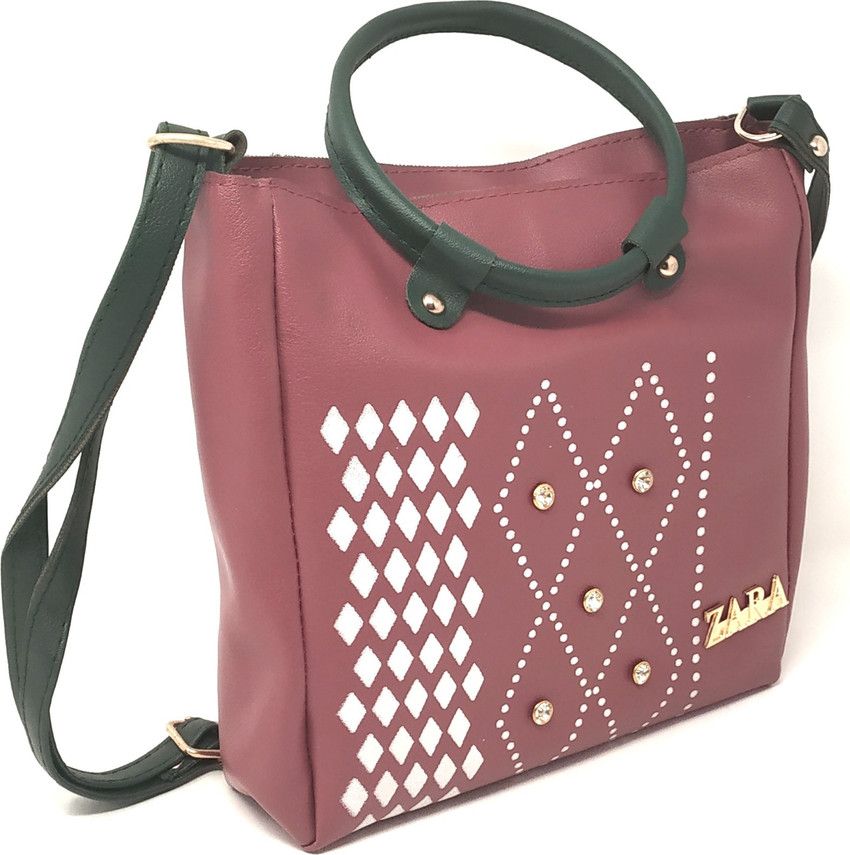 Zara Pink Sling Bag Trendy Silver Price in India Flipkart