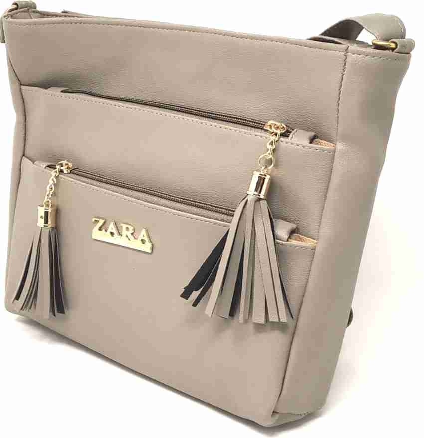 Zara Green Sling Bag Stylish Sling bag Green - Price in India