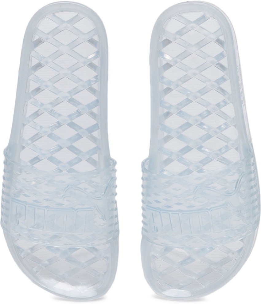 Clear best sale puma slides