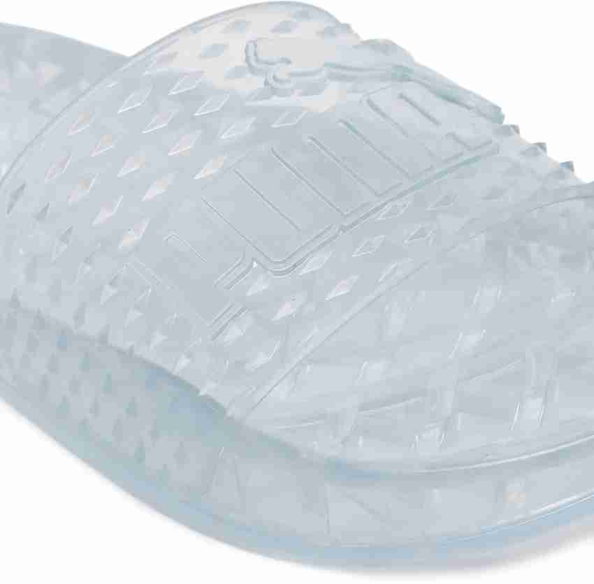 Puma slides transparent hot sale