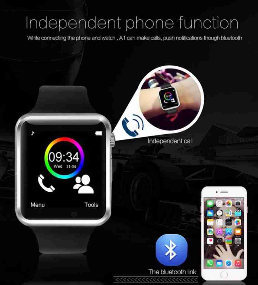 Wonder World A1 Smart Watch Phone Mate SIM GSM Smartwatch Price in India Buy Wonder World A1 Smart Watch Phone Mate SIM GSM Smartwatch online at Flipkart