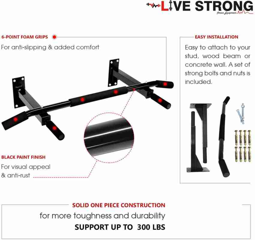 Livestrong Gym Wall Mounting Pull Up Bar Pull up Bar Buy