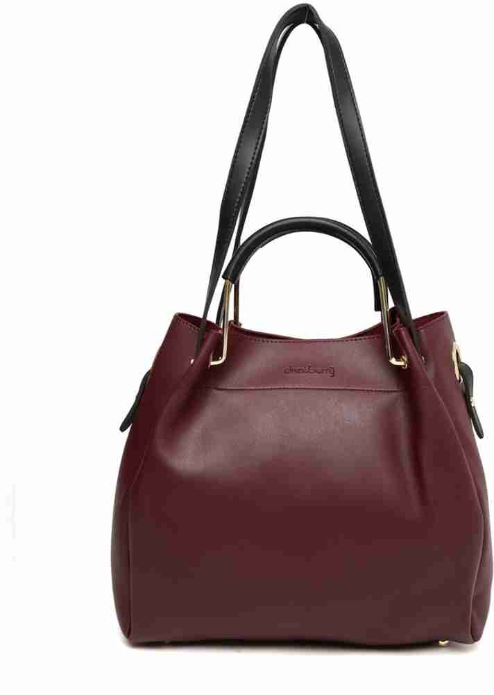 Buy Dressberry Women Maroon Shoulder Bag Burgundy Online Best Price in India Flipkart
