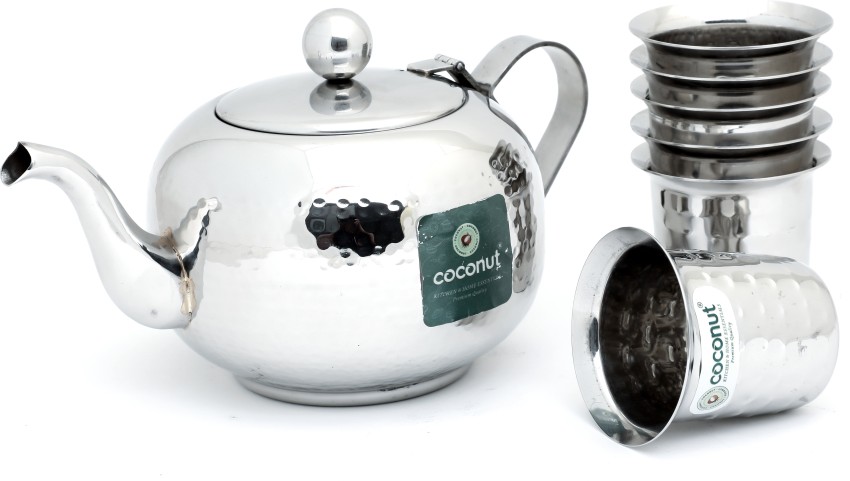 https://rukminim2.flixcart.com/image/850/1000/jvpk87k0/jug-glass-tray-set/k/j/2/stainless-steel-hammered-tea-kettle-big-junior-glass-set-of-6-original-imafgkyshfmeyxc9.jpeg?q=90