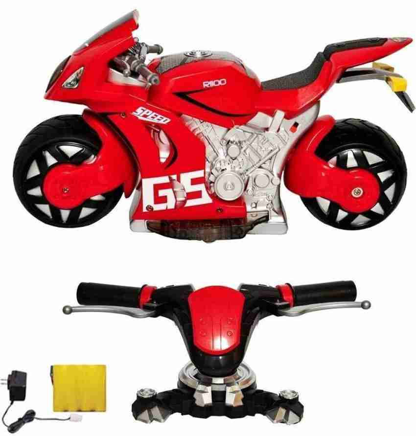 Remote controlled motorbike top