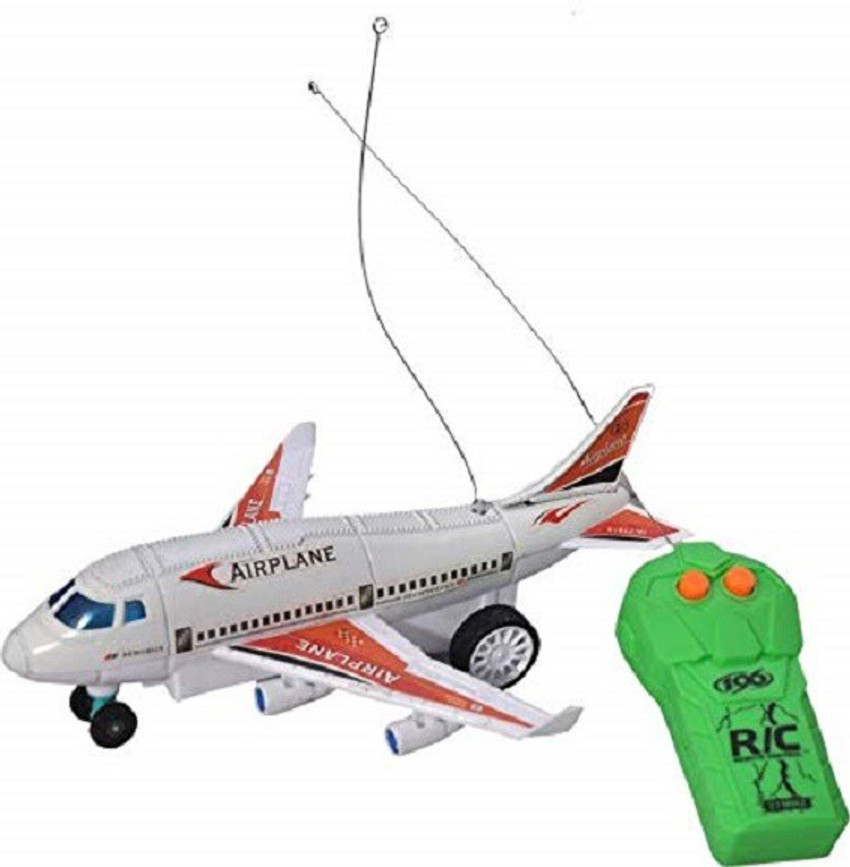 Toyswala Remote Control Lighting Airplane For Children Min. Age 6
