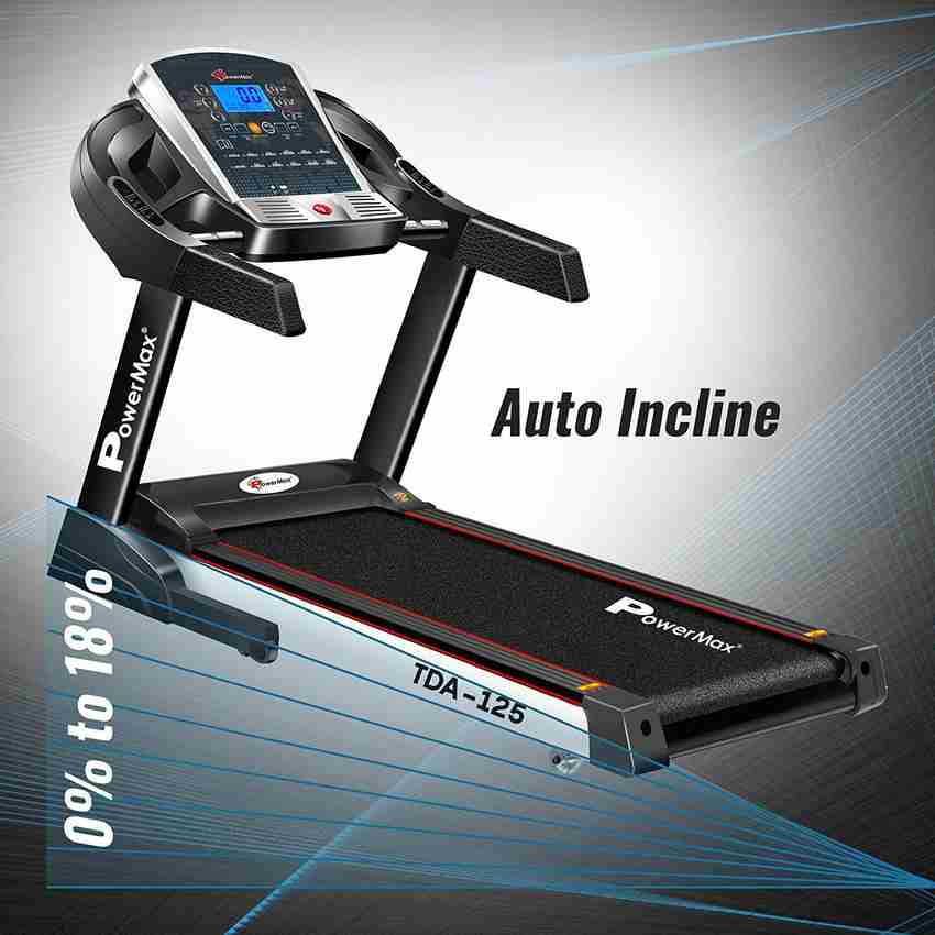 Powermax Fitness TDA 125 2 HP Smart Run Function Auto