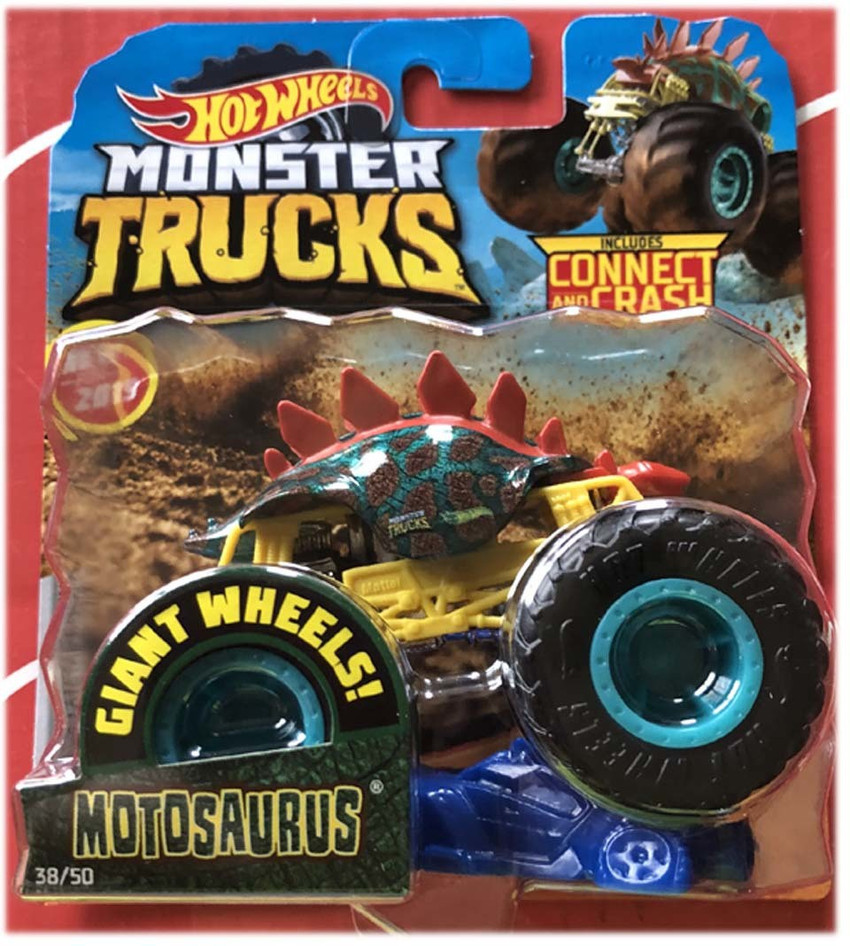 Hot Wheels - 1:64 - Motosaurus com Carrinho - Monster Trucks