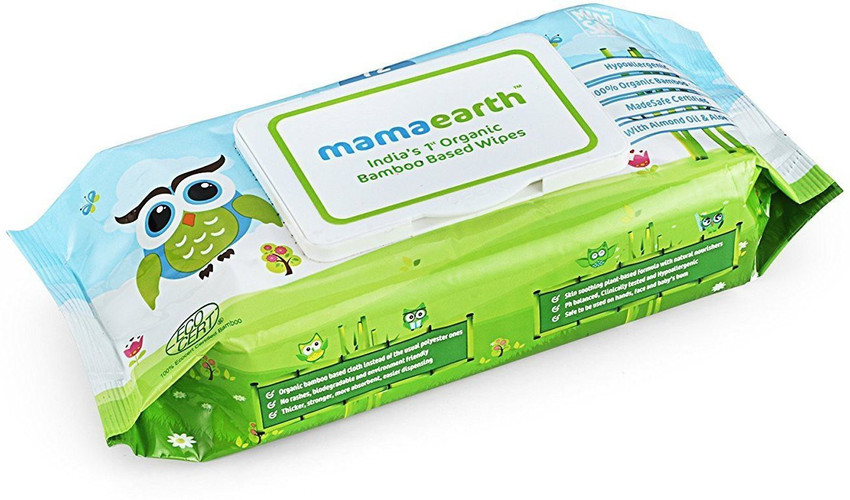 Mamaearth India s First Organic Bamboo Based Baby Wipes Price in