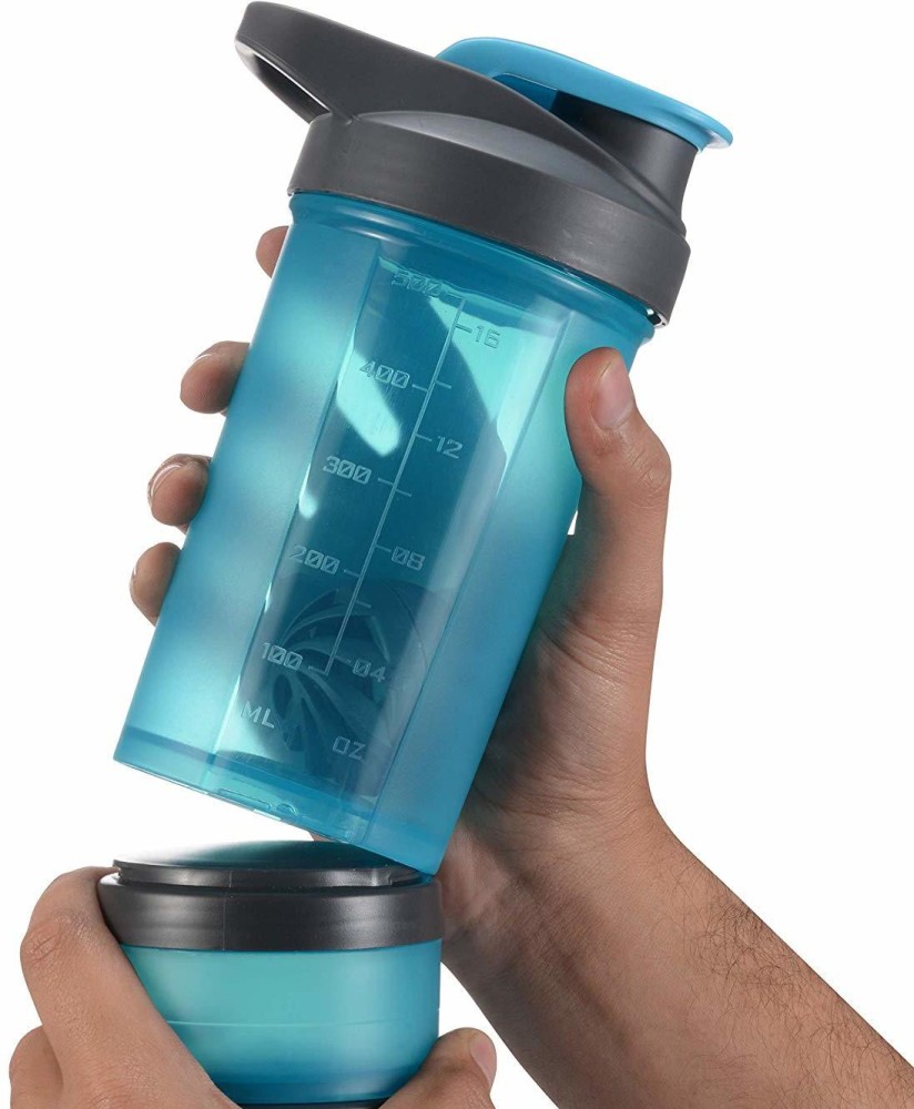 Top Quality 300ml 500ml 700ml Plastic Shaker Cup with Stainless