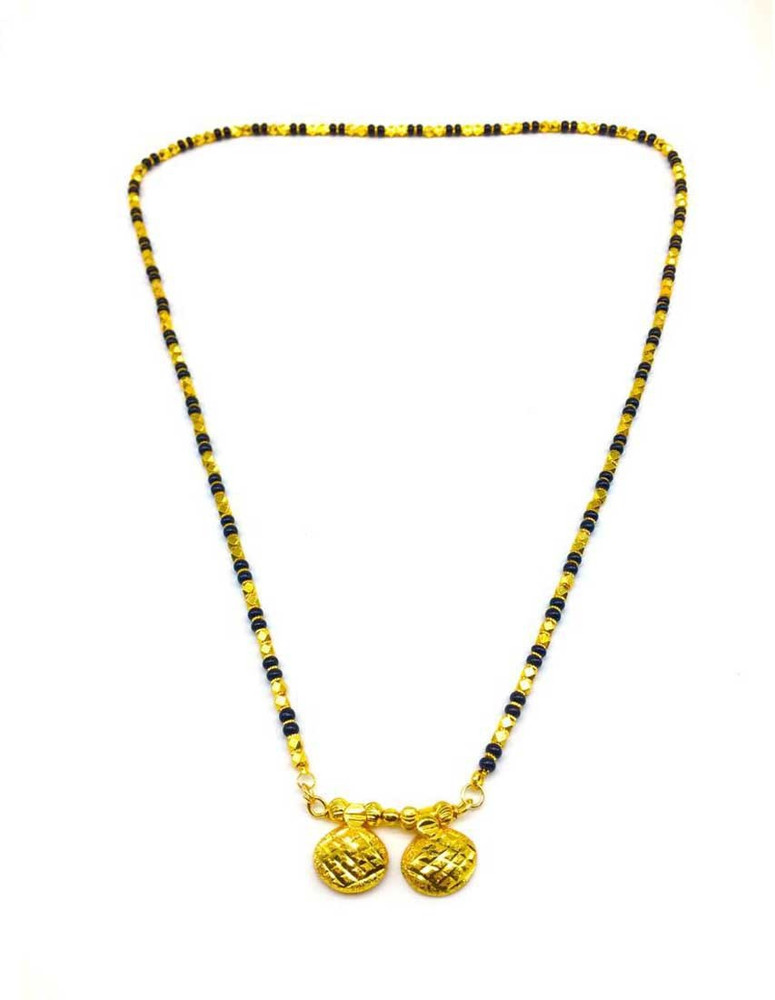 Digital Dress Room Digital gold plated mangalsutra for women latest design gold plated black beads mangalsutra for women traditional mini mangalsutra gold jewellery long mangalsutra for women lakshmi ...