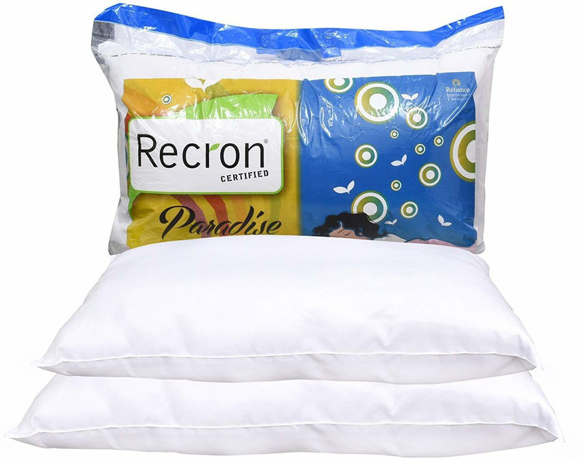 RECORN Polyester Fibre Solid Sleeping Pillow Pack of 2 Buy