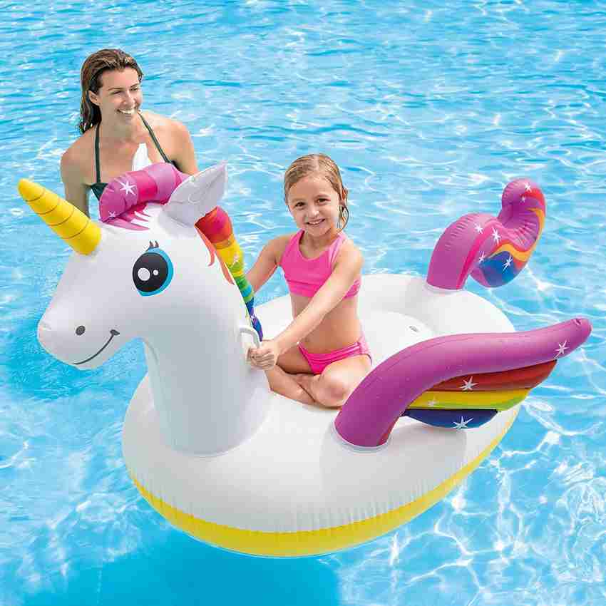 Unicorn blow up pool toy deals