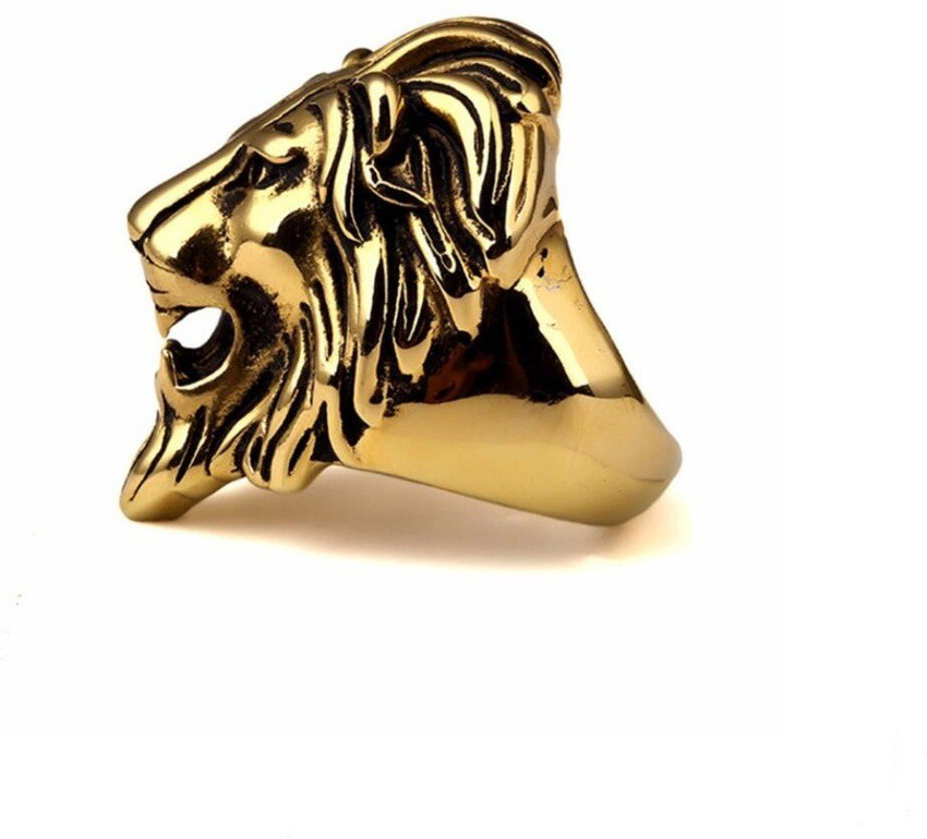SILVOSWAN Silver King Lion Ring for Men and Boys Silver Lion Head Ring Stainless Steel Silver Plated Ring Price in India Buy SILVOSWAN Silver King Lion Ring for Men and Boys