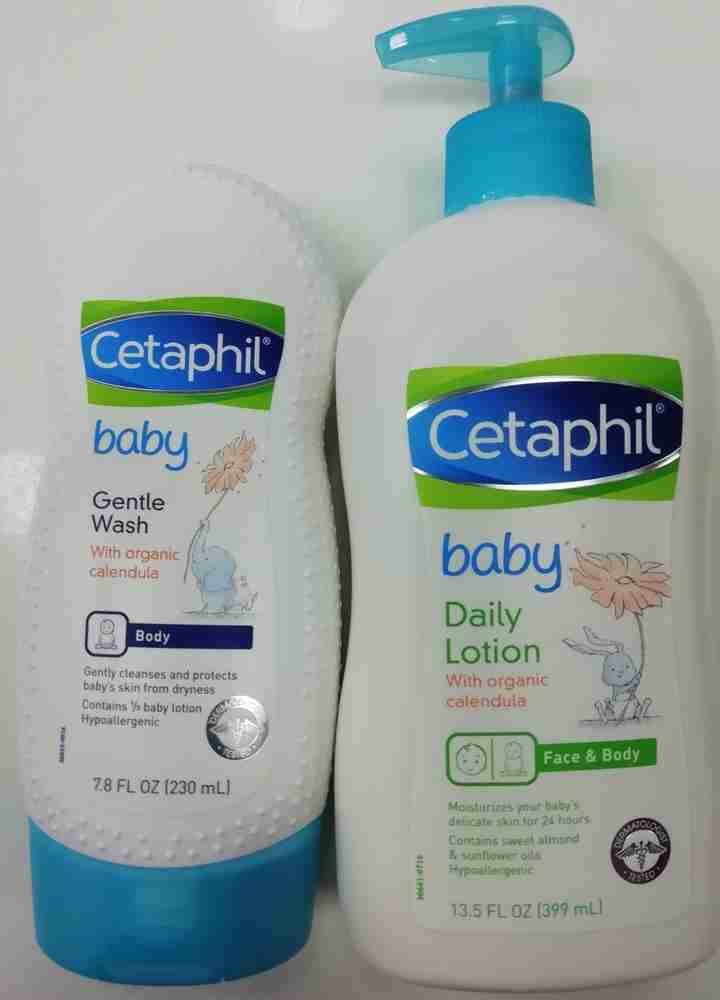 Cetaphil baby gentle wash with organic calendula clearance