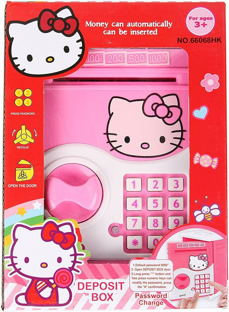 Hello kitty atm piggy bank 2025