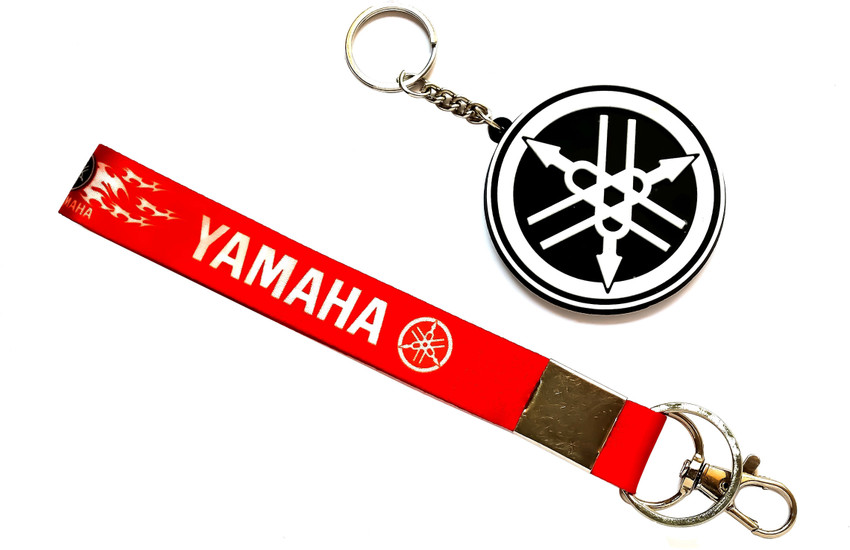 YAMAHA Combo keychains rubber and Red tag 46AL Key Chain