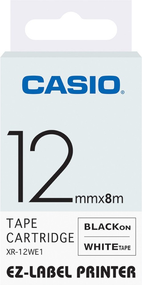 Casio 12mm hotsell white tape